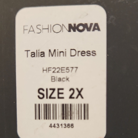 Fashion Nova Black Dress with Cutout Design - Picture 16 of 16